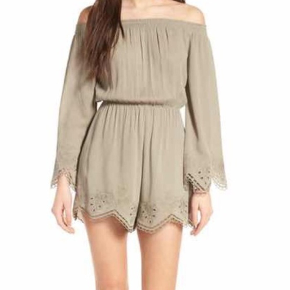 Astr the label Olive Green Romper